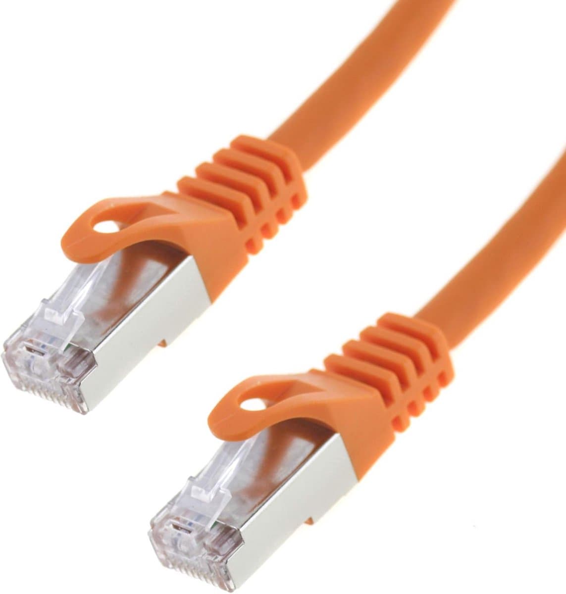 Netwerkkabel Cat 7 S/FTP Patchkabel 2 Meter Oranje voor 10 Gigabit Ethernet