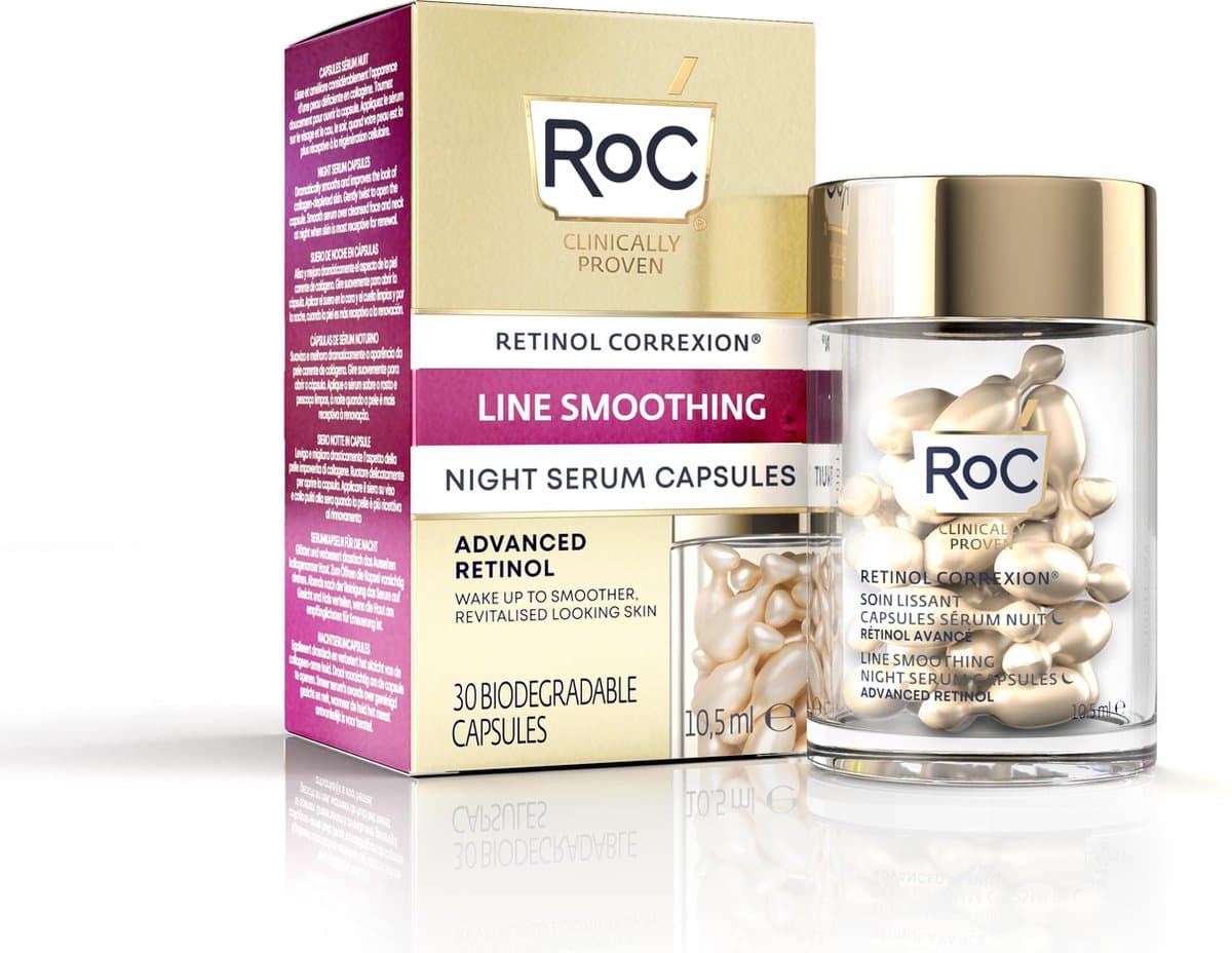 RoC Retinol Correxion Line Smooth Night Serum Capsules