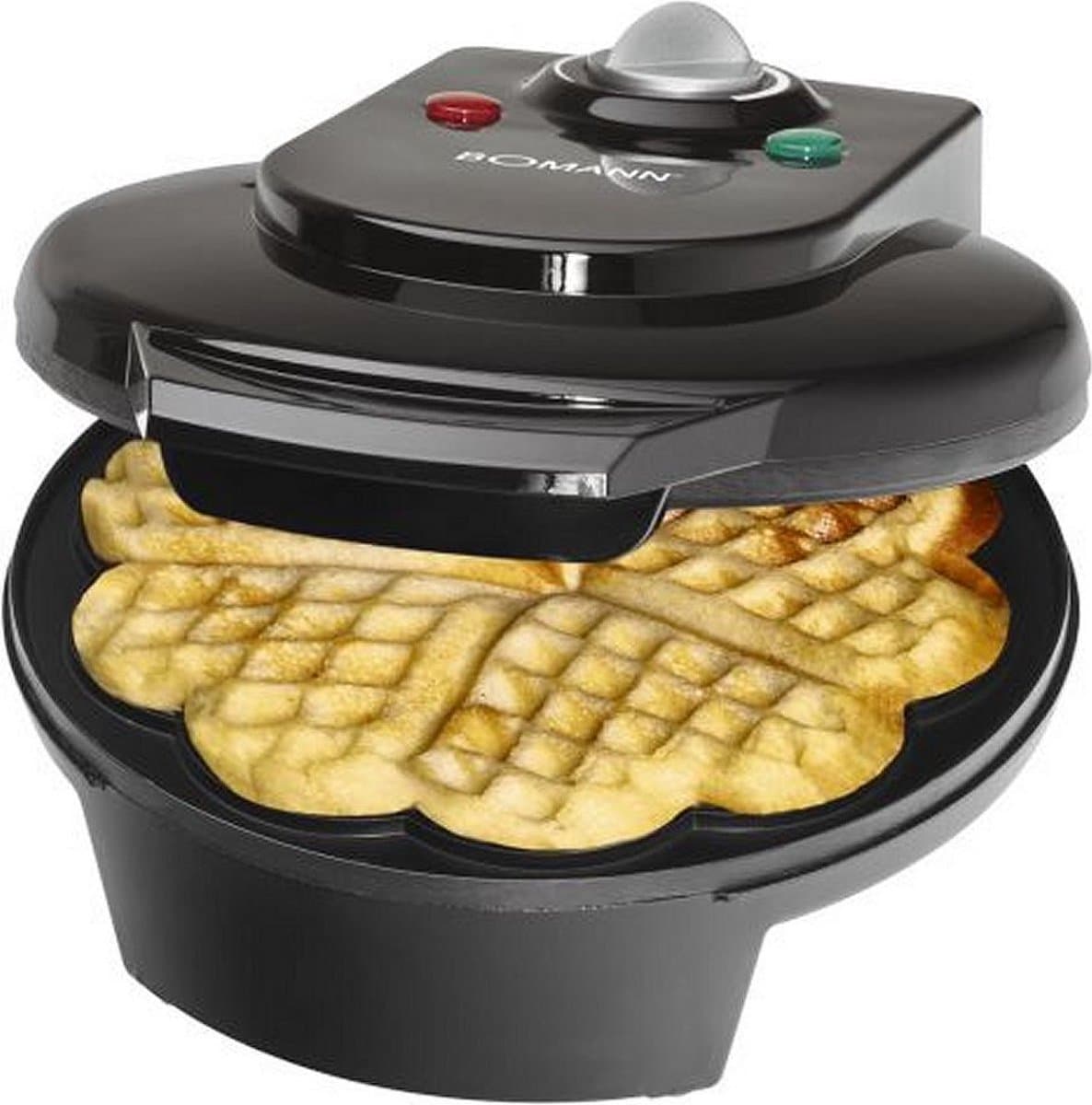 Bomann WA 5018 CB - Wafelijzer - Hartwafels - Zwart