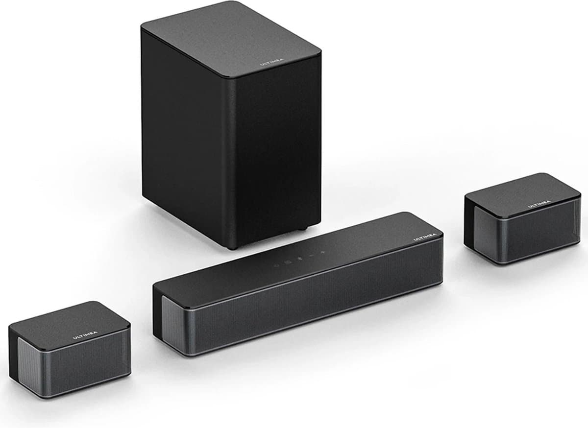 ULTIMEA Soundbar (P61155) - Bluetooth Speaker - Soundbars voor TV - Touch- & Afstandsbediening - Zwart