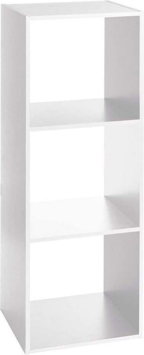 5five Modulaire Bamboe Opbergplank - Wit, 100,5 x 34,5 x 32 cm