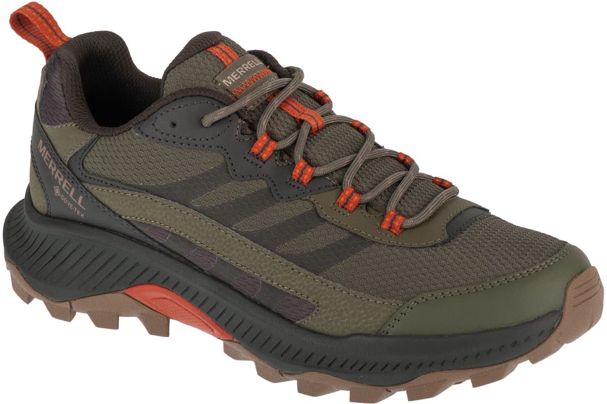 Merrell Speed Strike 2 GTX GORE-TEX - Heren Wandelschoenen Olive-Groen J037827 , Maat: EU 43 UK 8.5