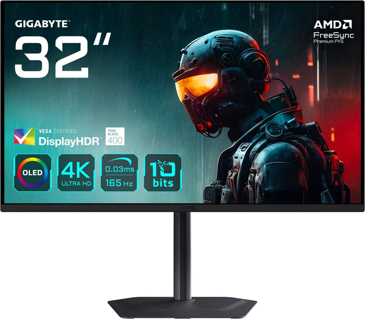 Gigabyte MO32U - 4K UHD OLED Gaming Monitor - 165hz - 32 inch