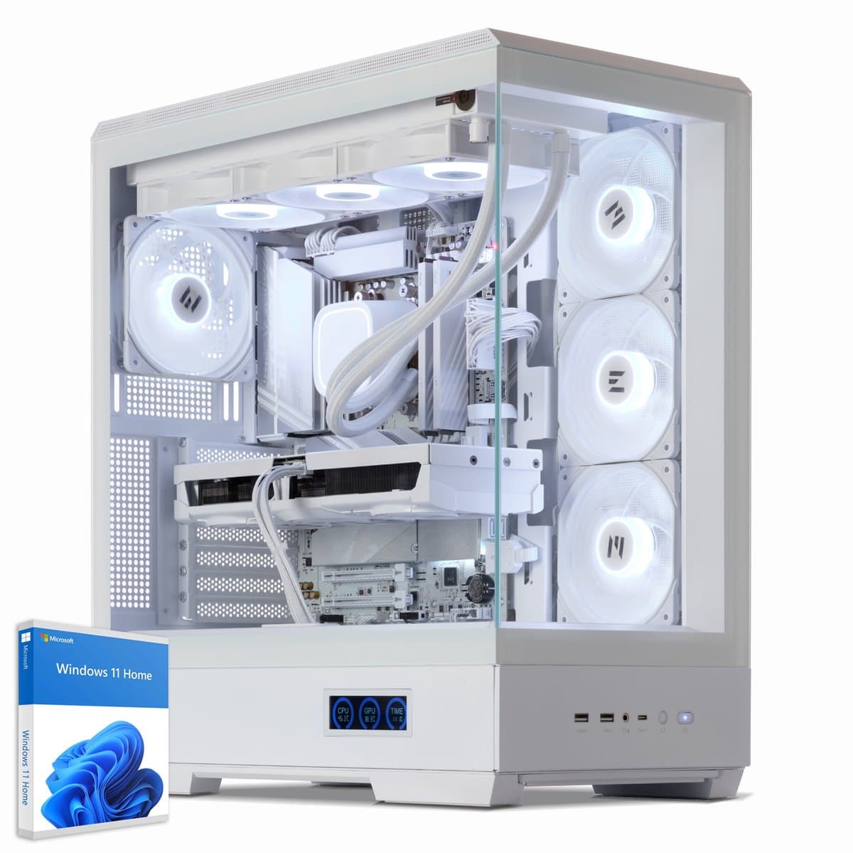 Sedatech Advanced Gaming PC Waterkoeling XL White Edition • AMD Ryzen 9 7900X 12x 4.7GHz • Geforce RTX5080 • 64Gb DDR5 • 2Tb SSD M.2 • WiFi • Bluetooth, USB C 4.0 • Windows 11 • Desktop computer