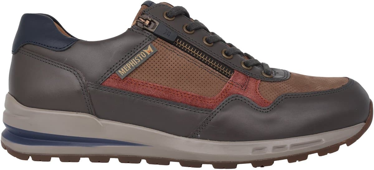 Mephisto Bradley - heren sneaker - Grijs - maat 40 (EU) 6.5 (UK)