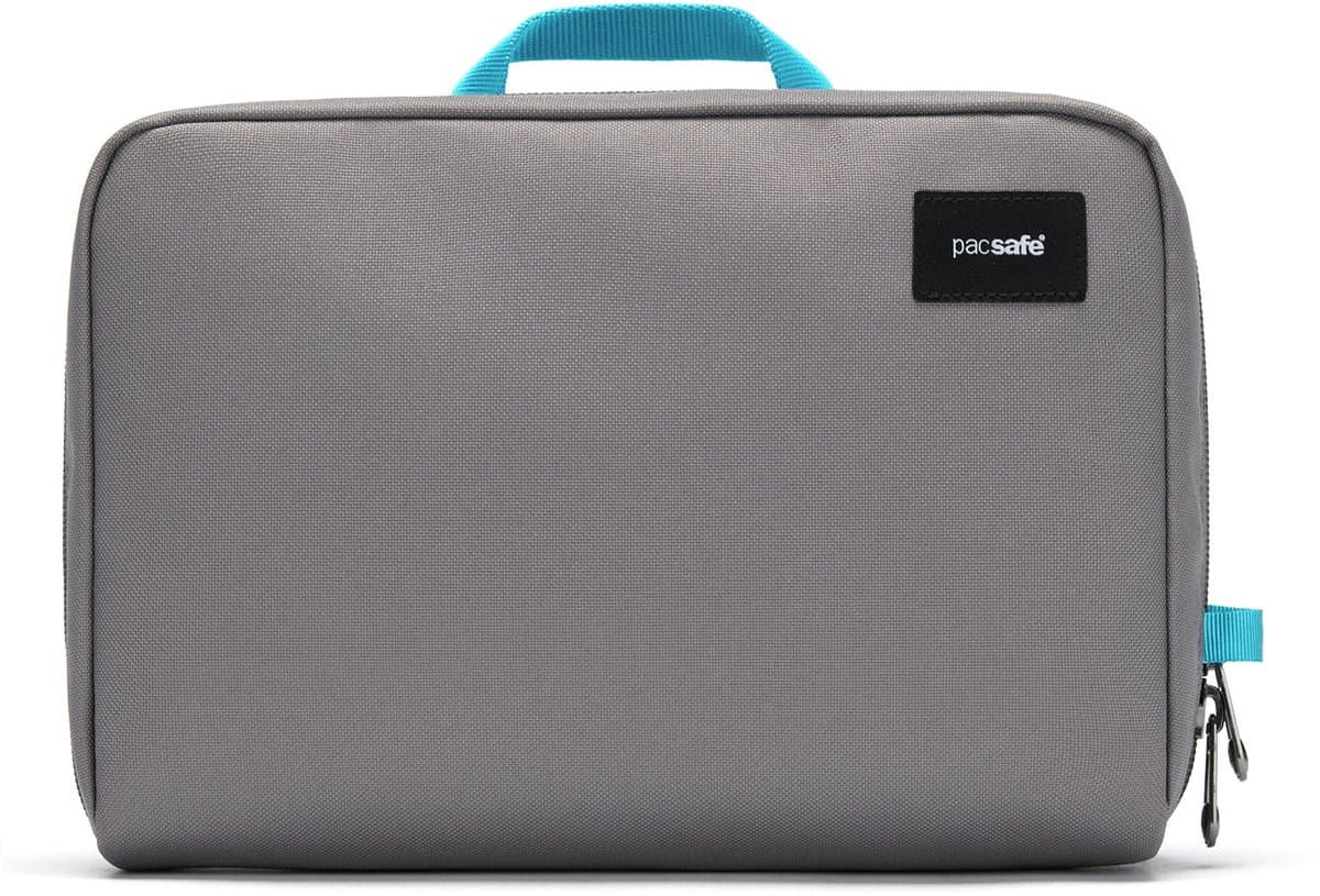 Pacsafe Gadgettas - 4 L - Anti-diefstal Tas - RFID-blokkerend - Opbergtas Waterafstotend - Organizer Tas - Reistas - Beveiligde Tas - Grijs