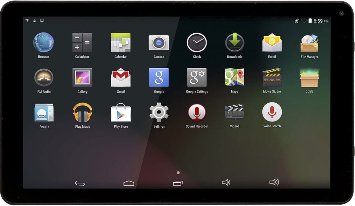 Denver TAQ-10253 10.1 inch Quad Core tablet met 16GB geheugen en Android 8.1GO