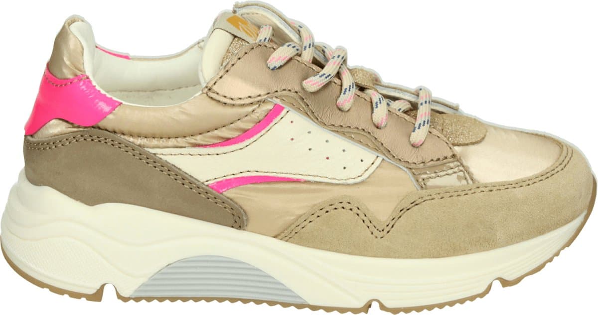 Ocra - D365 - Lage schoenenMeisjesKindersneakers - Kleur: Wit/beige - Maat: 31