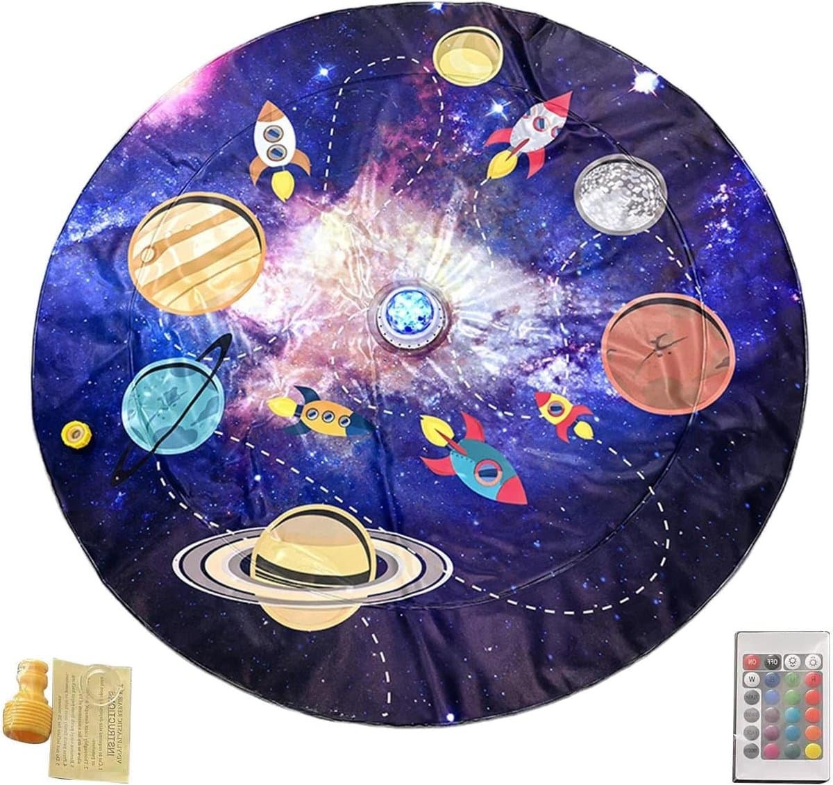 Watersproeipad - Kinderen Sproeier - Zomer Plezier - Ingebouwde LED - 150CM - Veelkleurig