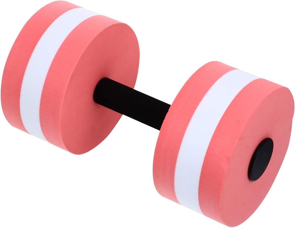 Waterhalter Set - Aqua Dumbbells - Water Aerobics - Gemaakt van EVA-schuim - 26 cm - Roze