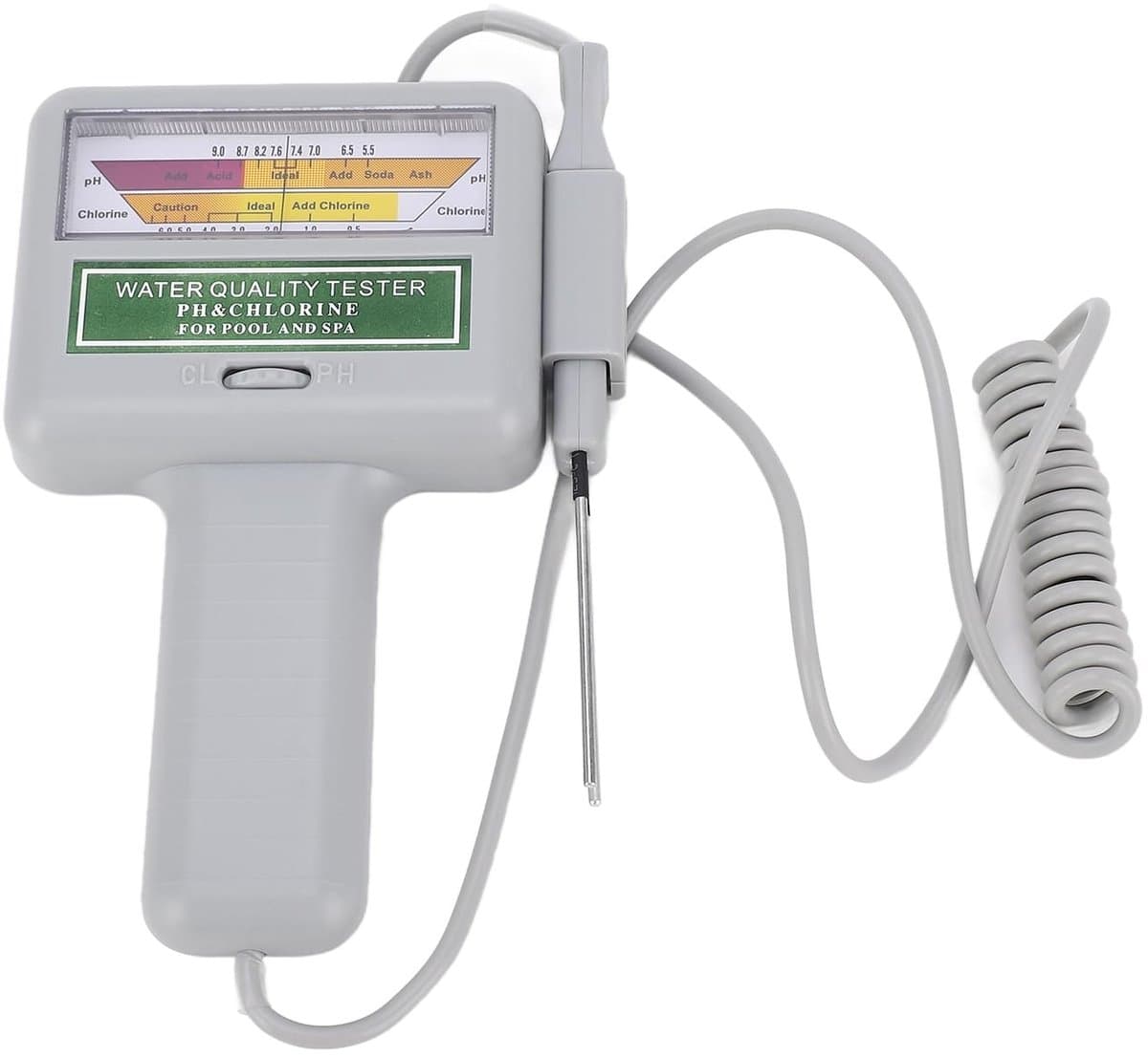 Dailygoods- pH-tester Digitale Wasserqualitätsmonitor - pH-tester Zwembad - pH-tester Grond - Chlor-Messgerät - Handheld - Nauwkeurigheid 0,05 - Water Quality Tester