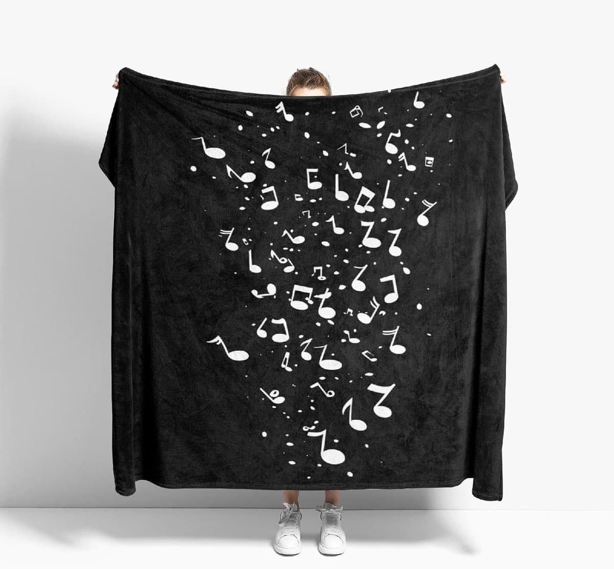 Fleece deken - Pluizige plaid - Gezelligheid thuis - Hypoallergeen materiaal - 150 x 200 cm - Zwart