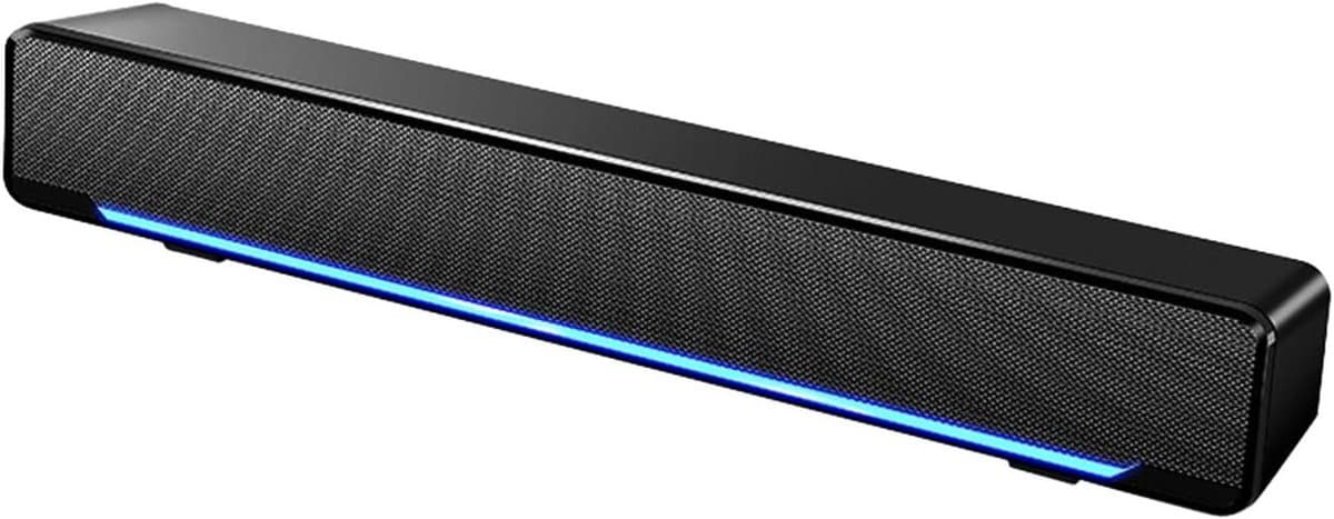 Stereo Soundbar - Muziekspeler Box - Muziek Luisteren - 3D Bass Geluid - 32 cm Lengte - Zwart