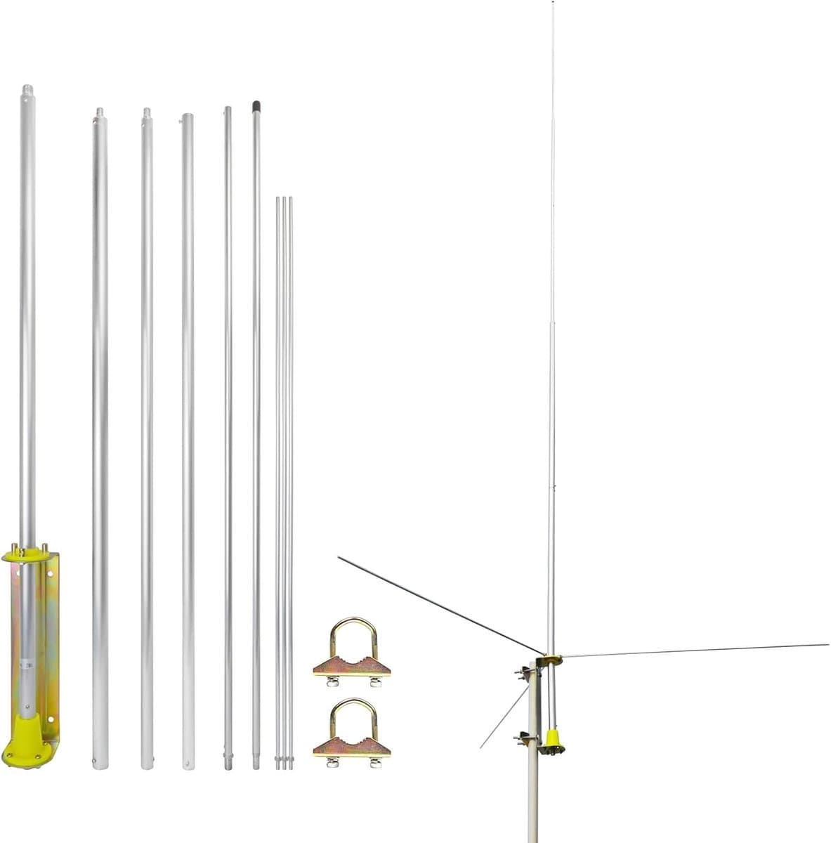Basisstation Antenne - CB Antenne - Communicatie Ontvangen - Grote Lengte - 6.2 Meter - Geel