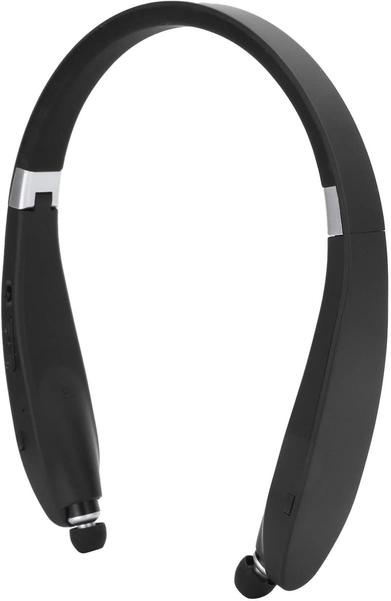 OmGoods - Dailygoody - SX‑991 Bluetooth-headset - Draadloze Sportkoptelefoon - Opvouwbaar en Intrekbaar - Zwart - Voor Thuiskantoor en Videoconferentie - E