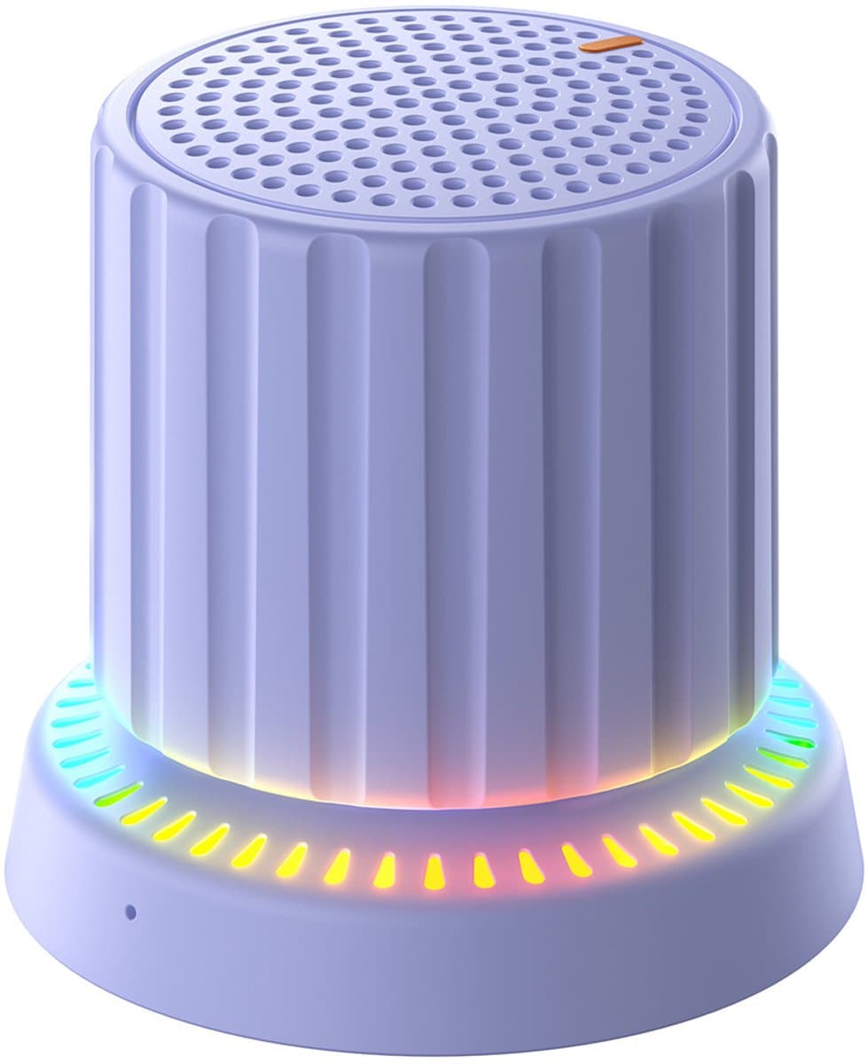 Bluetooth speakers - Bluetooth koptelefoon - Bluetooth Speaker Klein - Bluetooth auto - Bluetooth doucheluidspreker - met magnetische ring - 7*7*7 cm - Paars