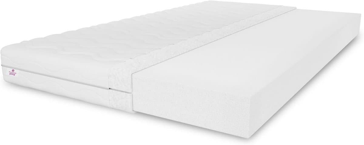 Kindermatras 80x160 cm Schuim Kokos met Aloe Vera Tijk, 10 cm Hoogte H3