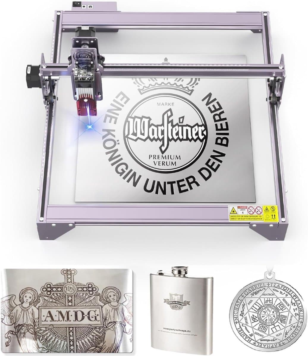 Zyrex® Laser Graveermachine - Graveermachine - Lasergraveermachine - Zilver - ‎‎60cm x 35cm x 13cm