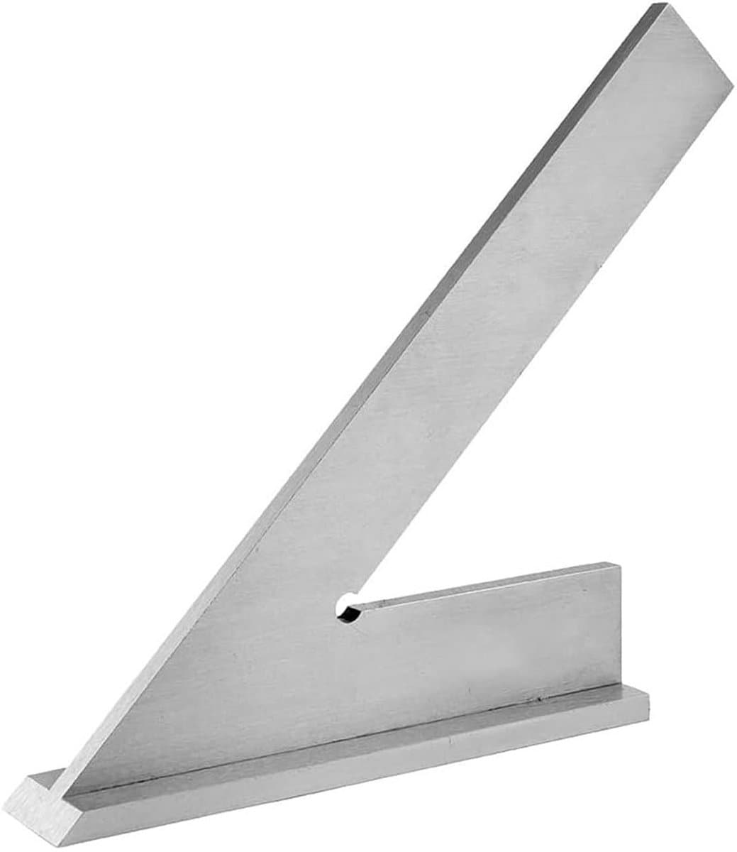 Precisie 45 Graden Winkelhaak Liniaal voor Machinisten en Ingenieurs 150x100mm