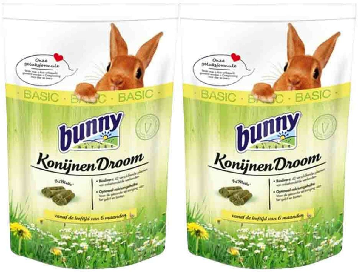 Bunny Nature Konijnendroom Basic - 2 x 4 kg - Voordeelverpakking