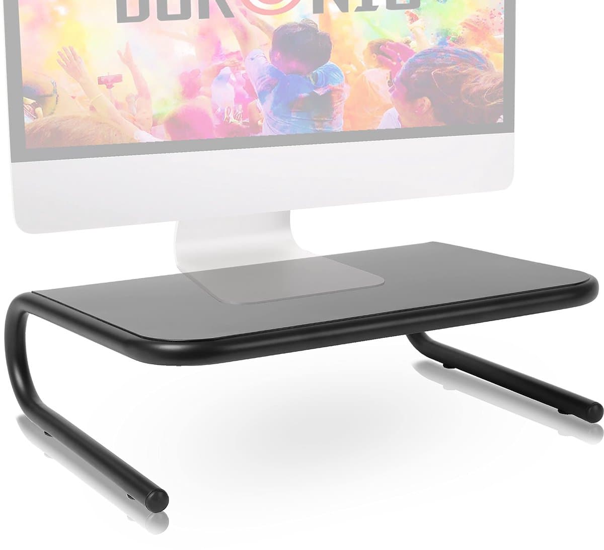 Ibenzoa® Ergonomische monitor- en laptopverhoger voor een georganiseerde werkplek
