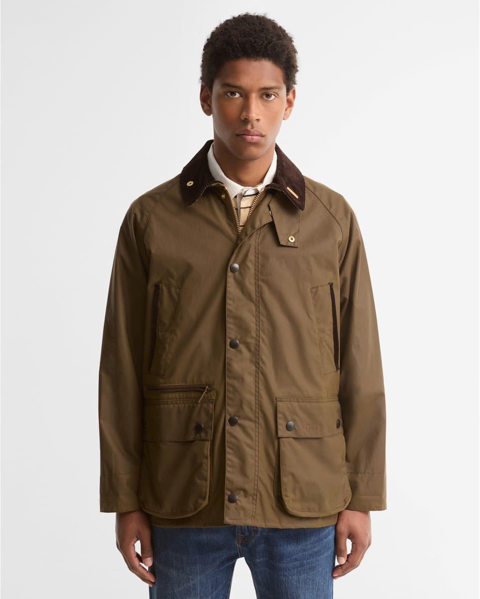 Barbour Classic Bedale Wax Jas Bruin - Maat L - Heren - Wax jassen