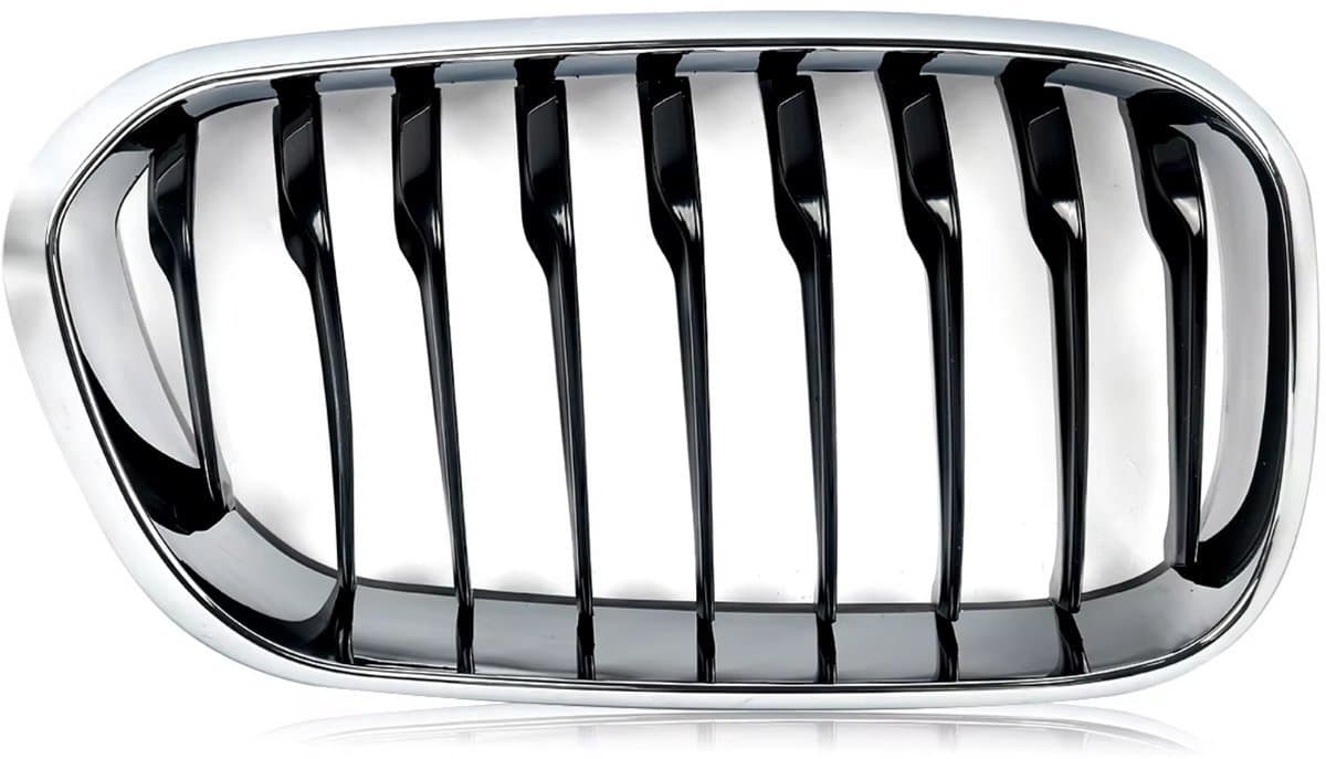 Auto Grille Chroom - Passend voor BMW 1 Serie F20/F21 LCI (2015 en Chroom + Zwart - Voor Auto Styling, Tuning en Vervanging