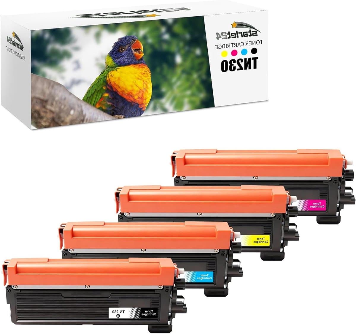 Toner Cartridges - Inkt Patronen - Documenten Printen - Voordeel Pakket - 4 Stuks - Kleur