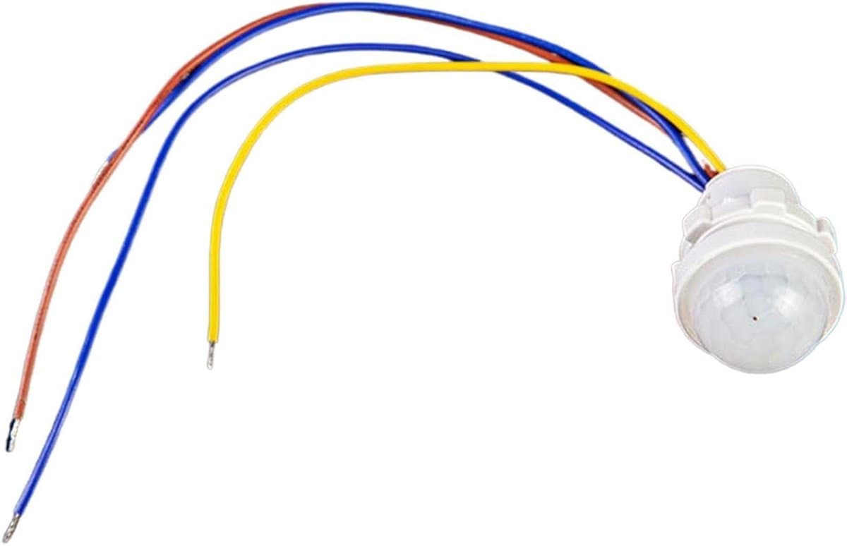 Bewegingsknop Verlichting - Sensorcontroller Binnen - Automatische Schakeling - Energie Besparend - 3x16x3 cm - Wit