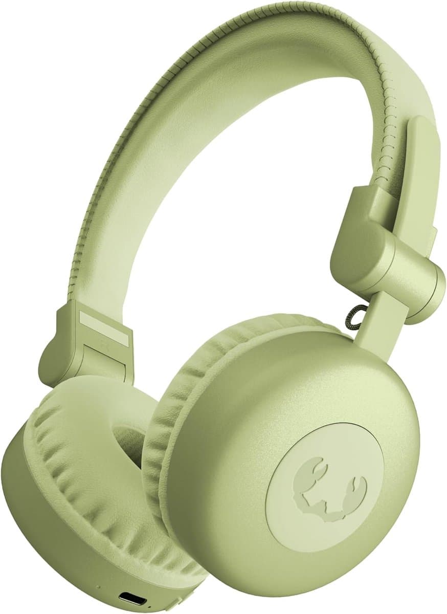 Thijox - Bluetooth Koptelefoon Over-Oor Draadloos 30 Uur Speeltijd Met Microfoon Spraakassistent Volumeregeling Pauze Toetsen Opvouwbaar Wild Green