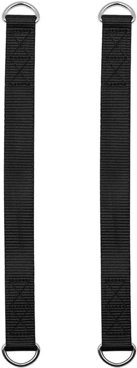 Schommelverbindingsriemen voor binnen en buiten, hangmatriemen met D-ringgesp voor hangmat en schommel, boomschommelriem - set van 2 (lengte 32 cm).