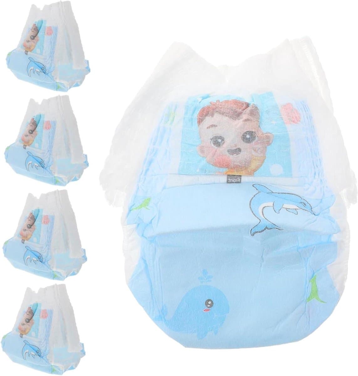 Baby Zwemluiers - Wegwerp Luierbroekjes - Veilig Zwemmen - Comfortabel Ontwerp - 5 Stuks - Zoals Getoond