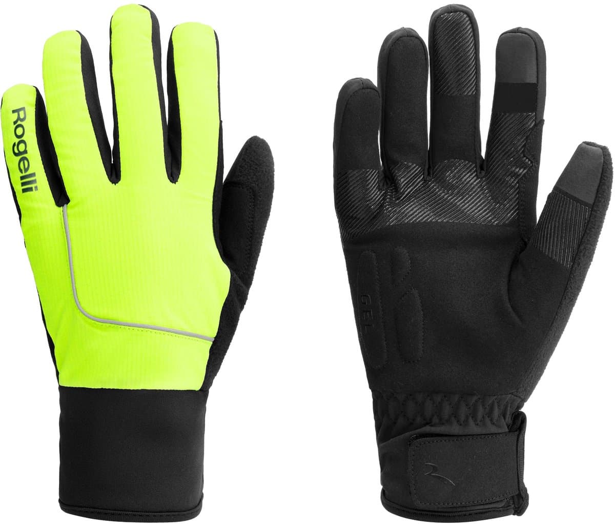 Rogelli Essential Fietshandschoenen Heren - Winter - Fluorgeel - XL
