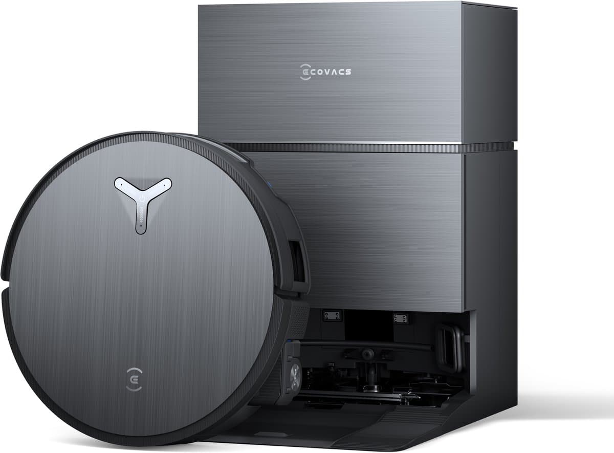 ECOVACS X11 PRO OMNI - Robotstofzuiger en dweil met blaasfunctie - 19500 Pa - Ultrasnelle PowerBoost - OZMO Roller 2.0 - ZeroTangle 3.0