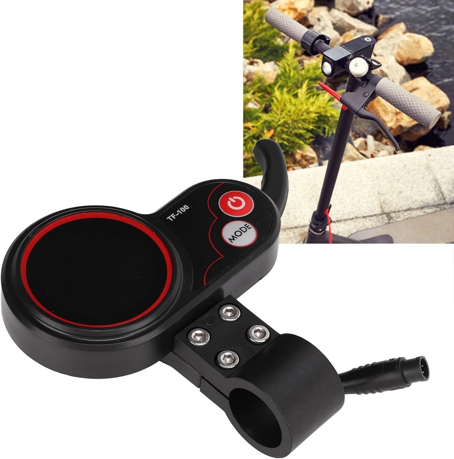 Compatibele 48V elektrische scooter duimgas met TF-100 display, 6-pins communicatie voor verbeterde controle en monitoring