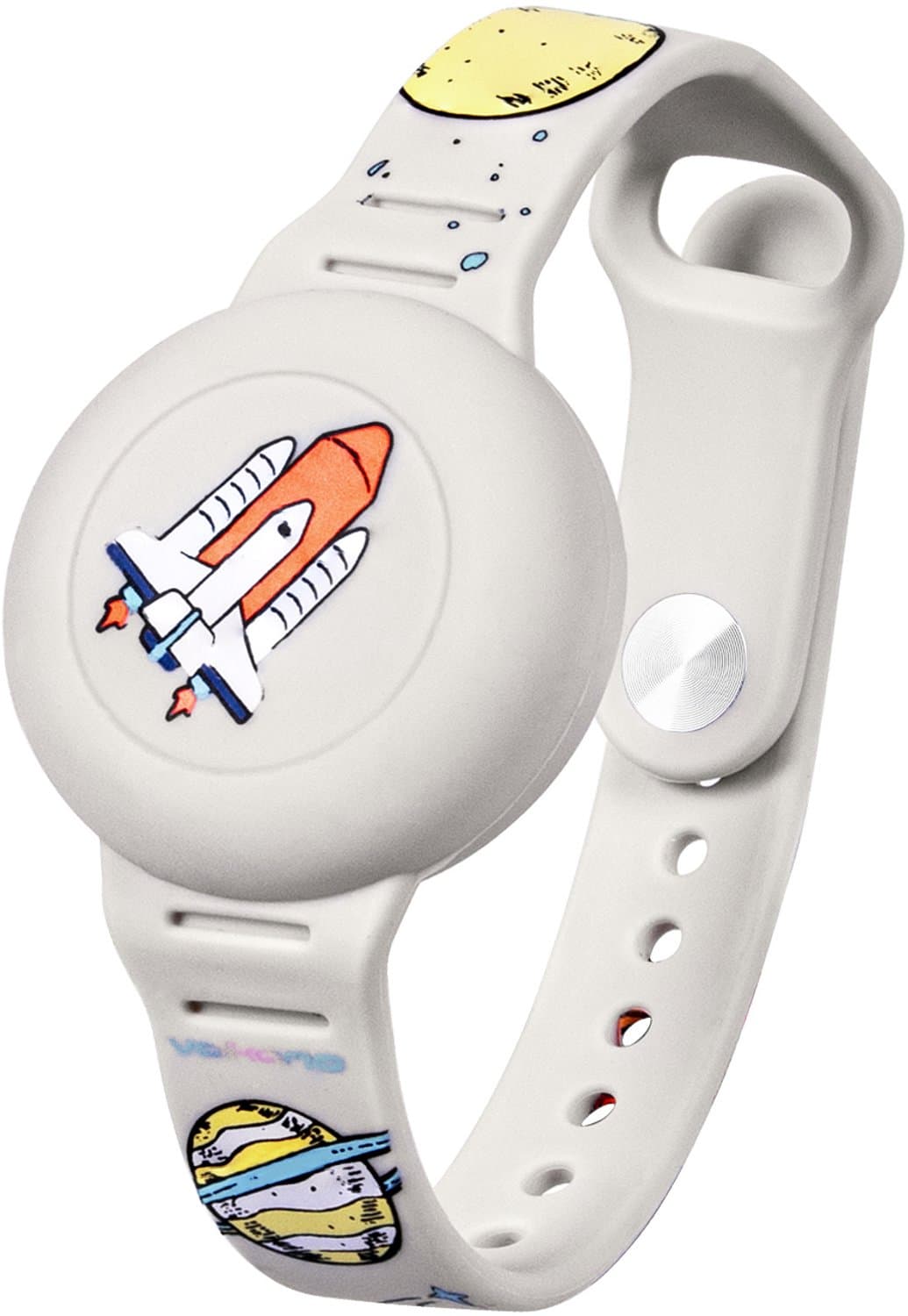 Volkano TagTrace Duo Siliconen polsbandje voor tracker – Beige