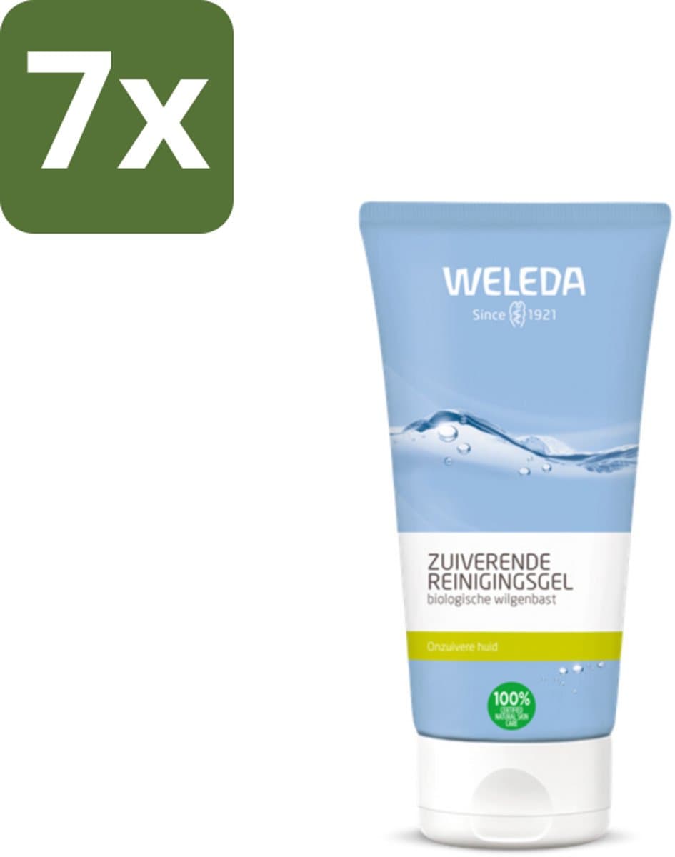 WELEDA - Reinigingsgel Zuiverend - Voor onzuivere huid - 100 ml - Bulkverpakking - 7 stuks