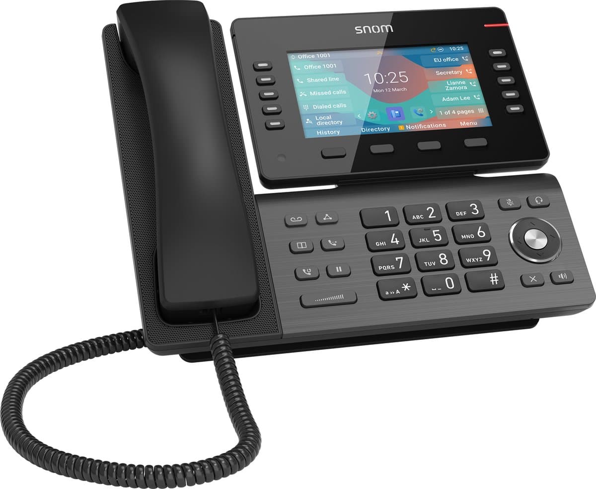 Snom D865 IP telefoon Grijs TFT Wifi