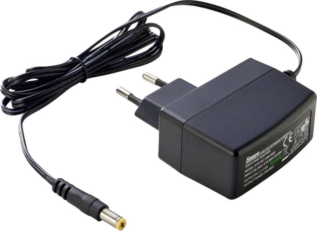 Dehner Elektronik SYS 1381N-1224-W2E Stekkernetvoeding, vaste spanning 24 V/DC 0.5 A 12 W Gestabiliseerd