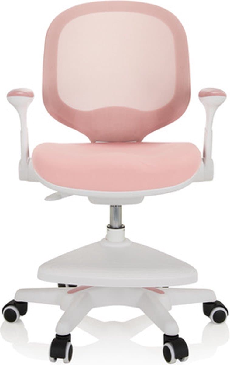 Kinder bureaustoel KID ERGO groeit mee met het kind Stof/Netstof roze hjh OFFICE