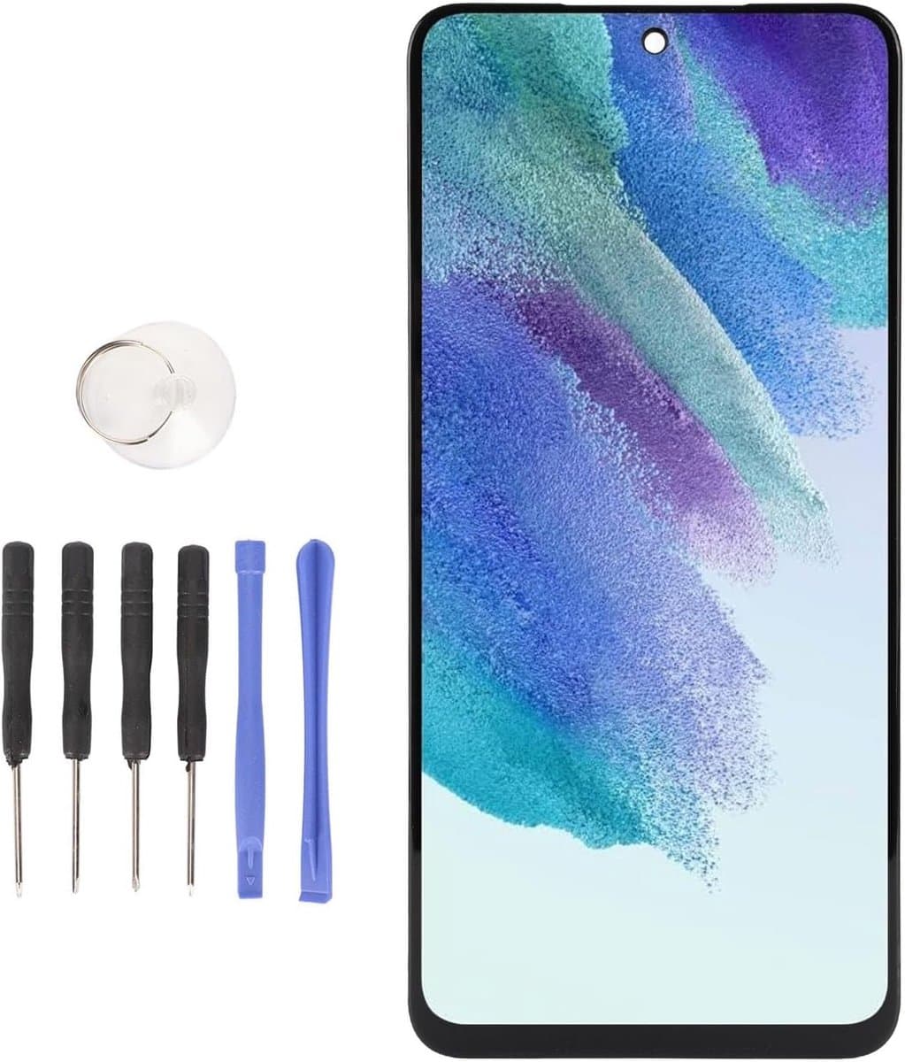 Schermvervanging voor S21 Fe 5G, 6.4 Inch LCD Display Touchscreen Digitizer met Reparatieset voor SM G990B/G990U/G990W/G990E/G990N