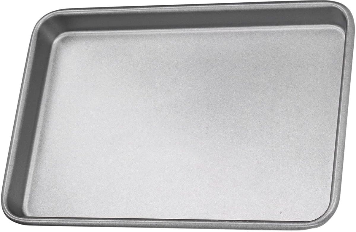 Dailygoods- Bakvorm met antiaanbaklaag - Rechthoekige Bakplaat - Roestvrij Staal - Hoge Temperatuur Weerstand - Ondiepe Ovenplaat - Gezond Koken met Minder Olie