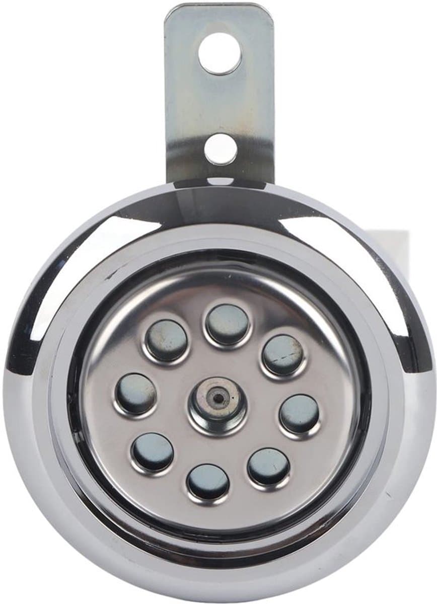 Universele Motorfiets Hoorn, Motorfiets Luidsprekersystemen Universele Motorfiets Hoorn Waterdicht 110dB Hard 12V 85mm W/honingraat Chroom Deksel