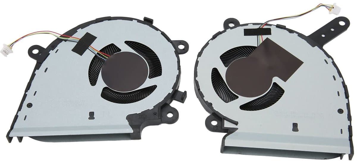 Allecto - CPU-koelventilator - Draagbare koelventilator - Krachtige warmteafvoer voor laptop - 4-pins aansluiting - Geschikt voor Strix G531G G...