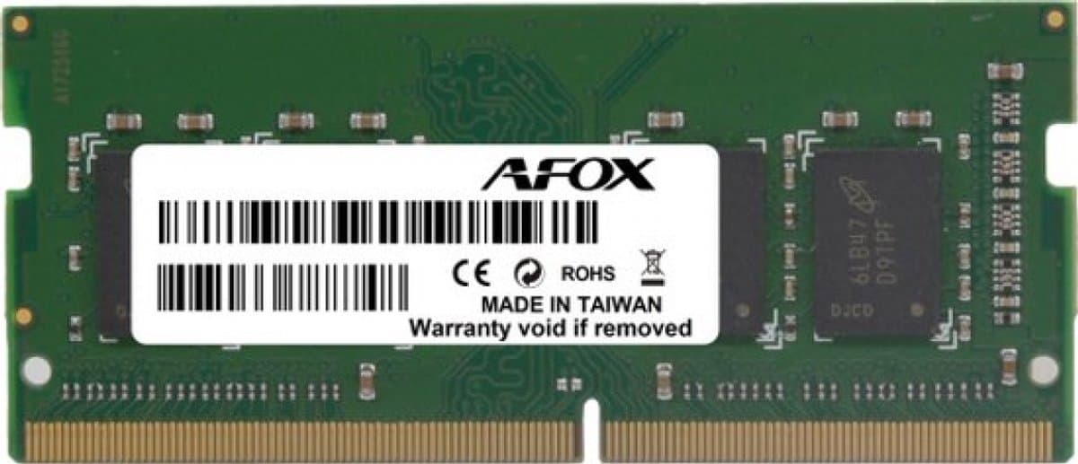 AFSD38BK1P - 8 GB - 1 x 8 GB - DDR3 - 1600 MHz - 204-pin SO-DIMM