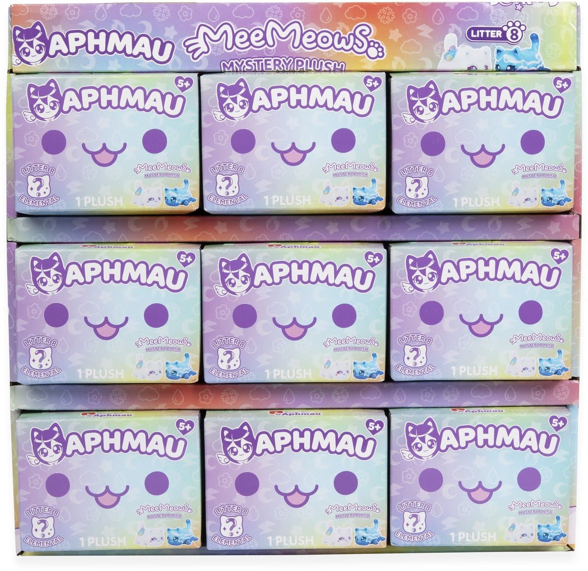 APHMAU MEEMEOWS MYSTERY PLUSH - ELEMENTAL ASSORTED.