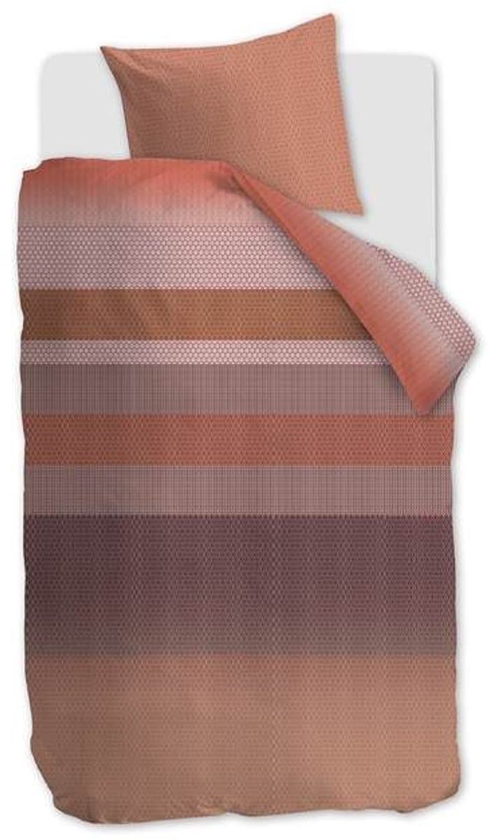 Beddinghouse Leo Dekbedovertrek - Eenpersoons - 140x200/220 cm - Terra