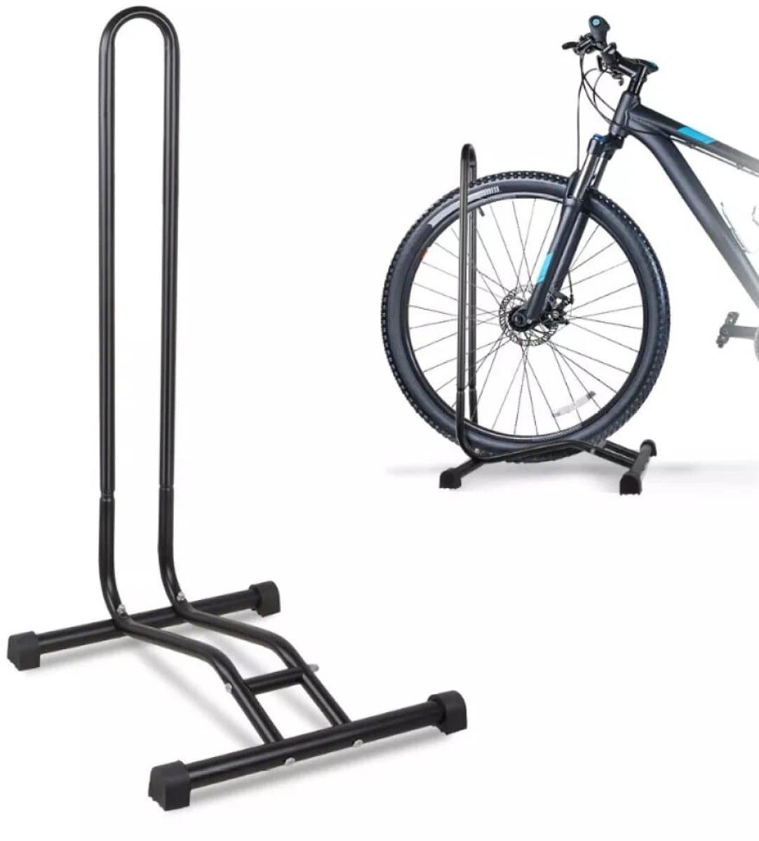 Fietsrek om Fiets Horizontaal te stallen - Fietsstaander Standaard - Fietsrek voor 1 Fiets - Voor Racefiets MTB E-bike