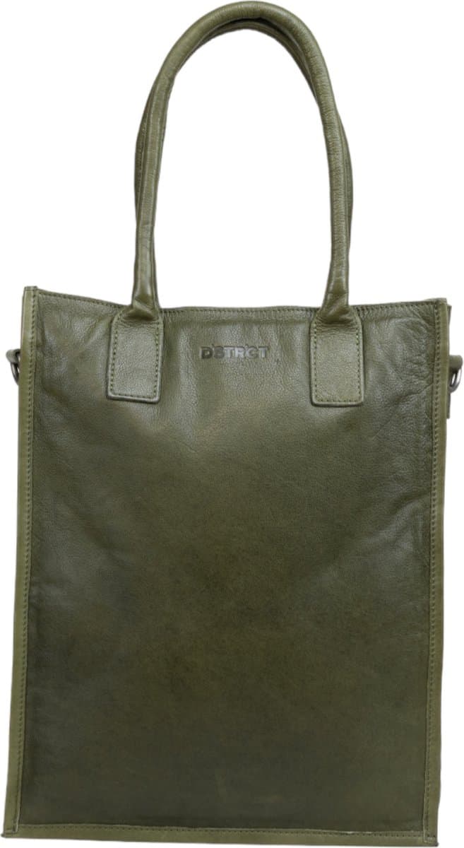 DSTRCT Preston Park Laptoptas Shopper Groen