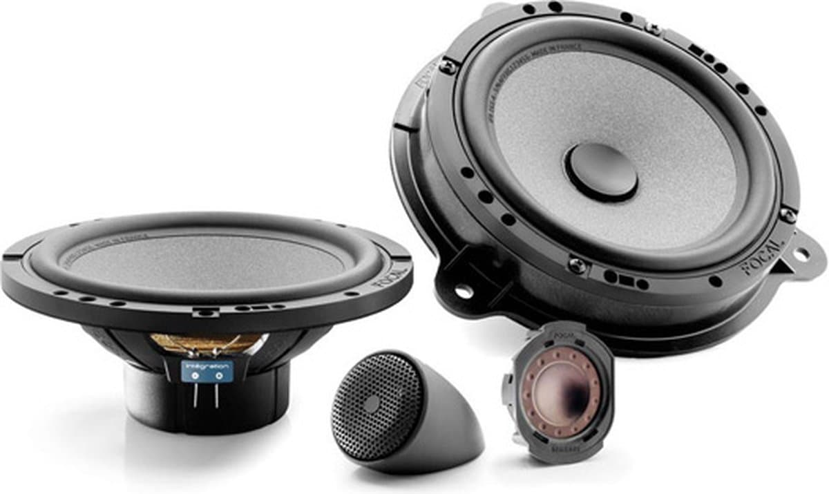 Focal ISRNS165 - Autospeakers - Pasklare luidsprekers - Renault, Dacia, Nissan, Smart, Fiat - 2 weg composet - 16cm
